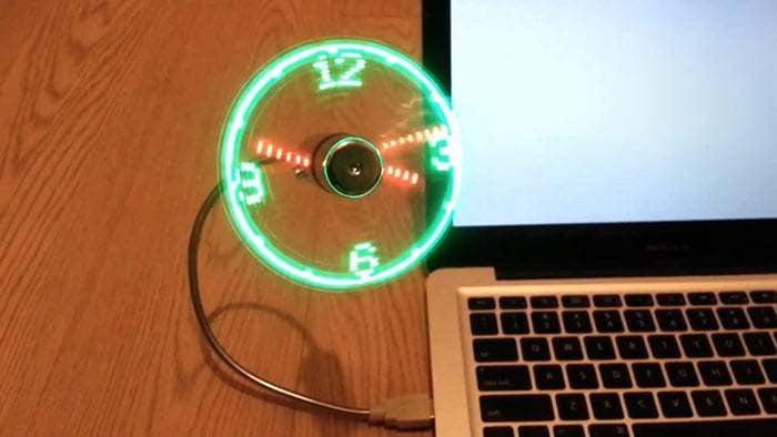 Flexibler Kühl Uhr Ventilator | Karnz