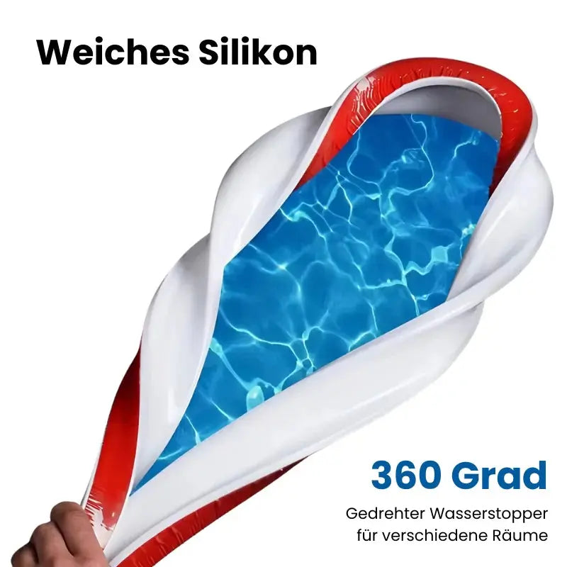 Flexibler Silikon Duschschutz