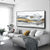 Fließendes Abstraktes Goldenes Schneeberglandschaft Wandkunst Fine Art Leinwanddruck Bild Für Modernes Wohnzimmer Kunst Über Dem Sofa