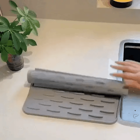 FlexiDry Silikon-Trocknungsunterlage – Hitzebeständig, Rutschfest & Platzsparendes Design | Karnz