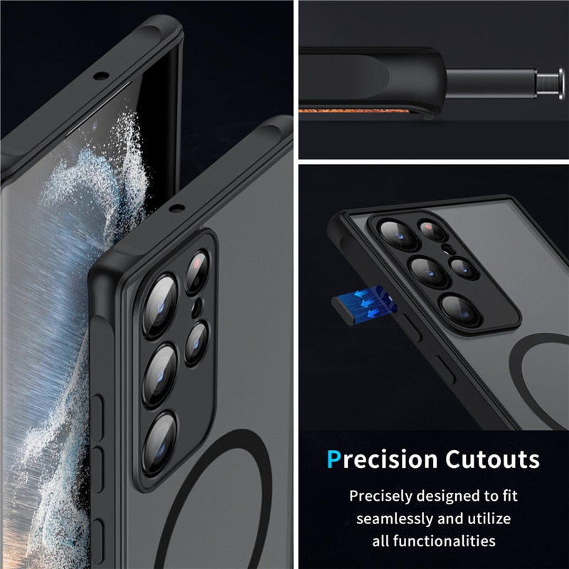 magnetische stoßfeste Hülle für Samsung
