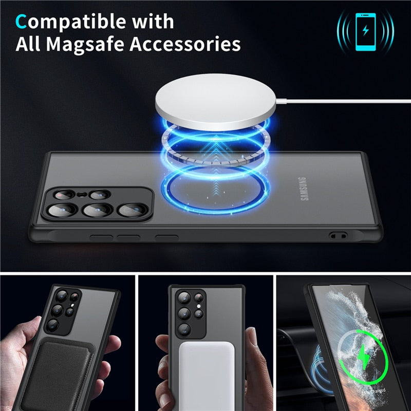 magnetische stoßfeste Hülle für Samsung