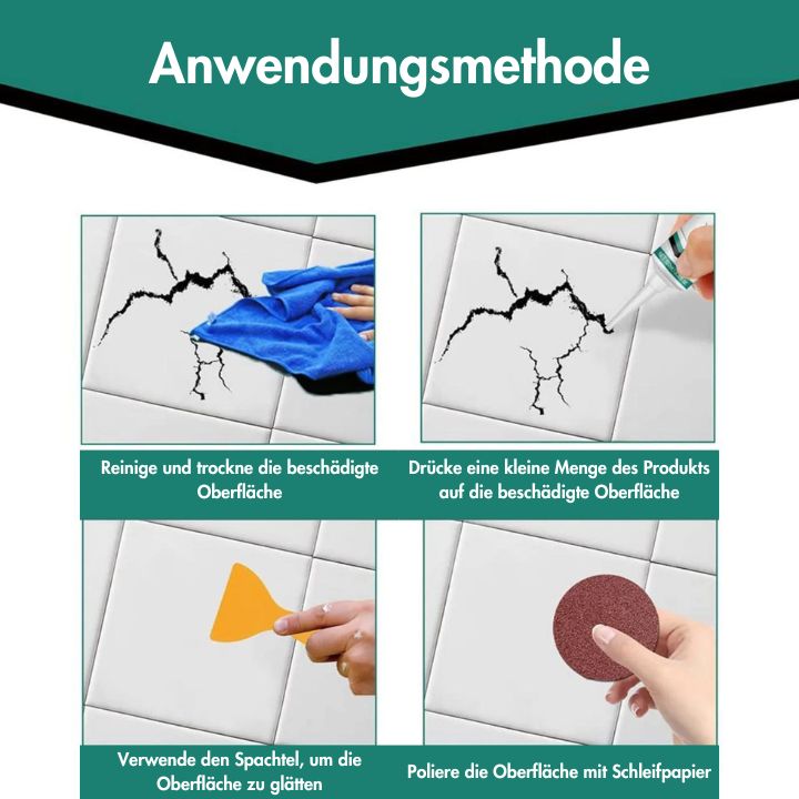 Schnell Trocknende Keramik-Reparaturpaste | Karnz