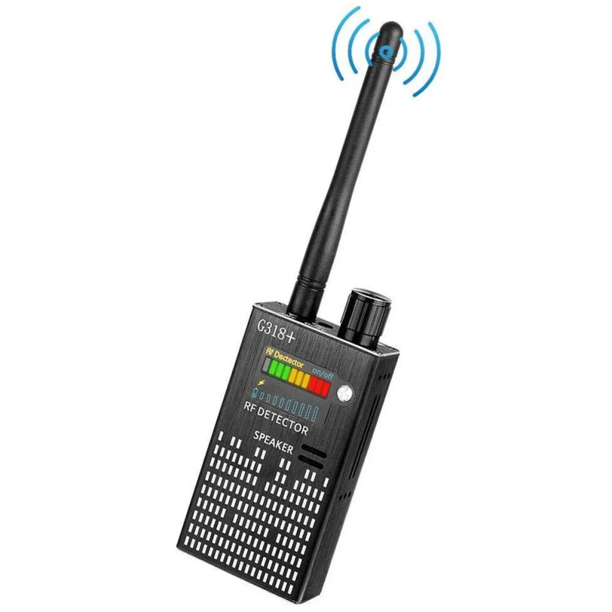 Spy Detector | RF Abhörgerät, versteckte Kamera & GPS-Tracker Finder mit Laserlens - Anti-Überwachungs-Signal Schutz | Karnz