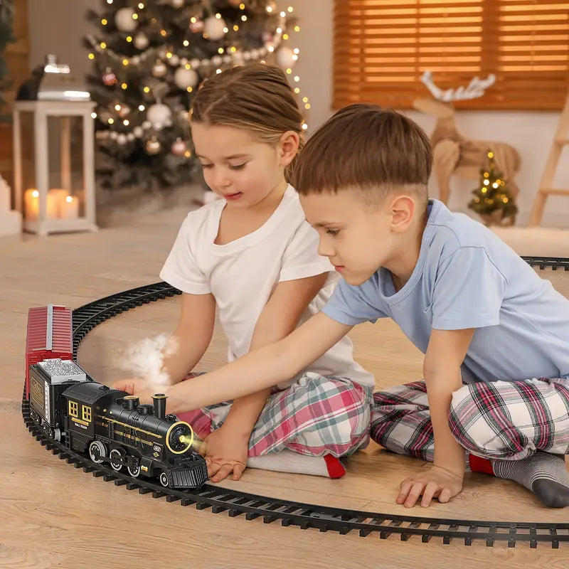TrackMaster Pro – Batteriebetriebene elektrische Eisenbahn mit realistischen Geräuschen