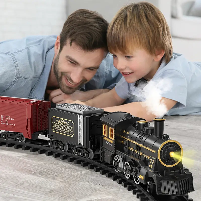 TrackMaster Pro – Batteriebetriebene elektrische Eisenbahn mit realistischen Geräuschen