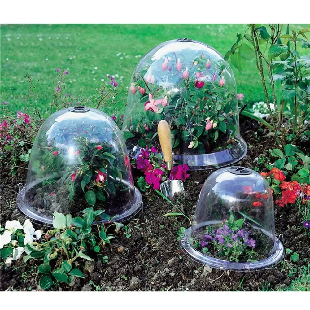 Frostschutz Klare Garten Pflanzenabdeckung
