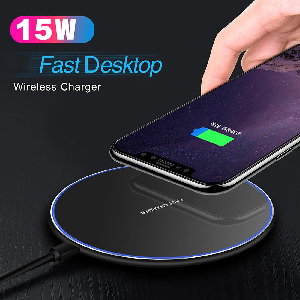 Karnz | 30W Schnelles kabelloses Ladepad | Premium USB C Ladekabel MagSafe Ladegerät für Apple iPhone, Samsung & Android - Fast Wireless Charging Pad