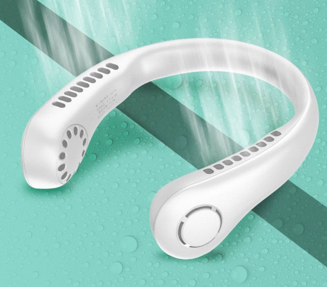 Bladeless tragbarer Ventilator Bequemer hängender Nackenventilator für Zuhause Außenaccessoires | Karnz