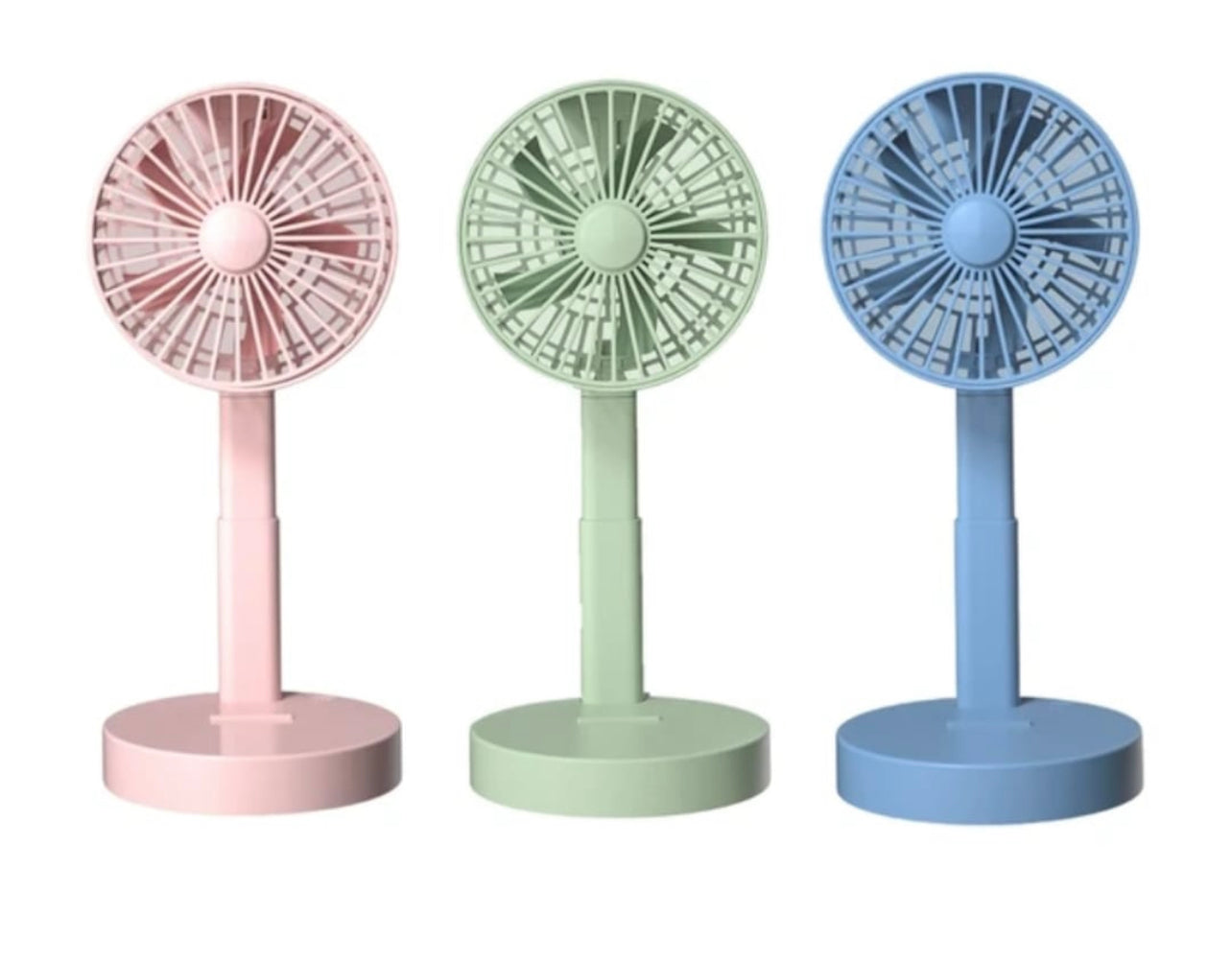 Zusammenklappbarer teleskopischer Ladeventilator, minimalistisches, tragbares Mini-Desktop | Karnz