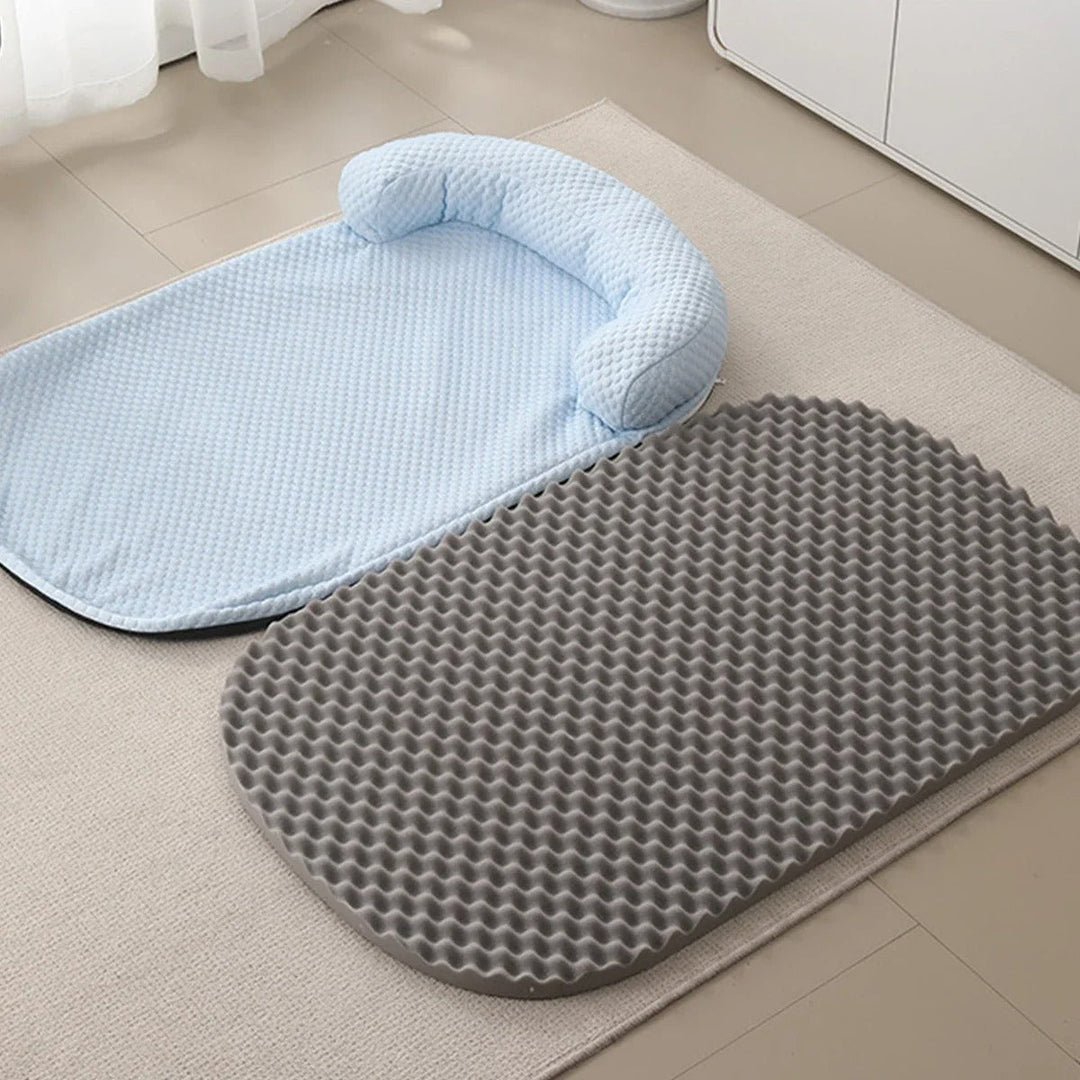 FurCool Französische Bulldogge Kühlmatte – Atmungsaktives Waschbares Sommerseidenbett | Karnz