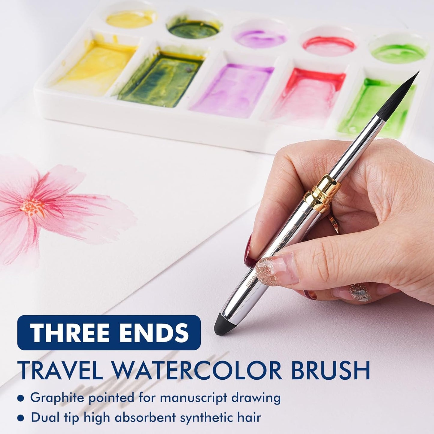 Fuumuui Aquarell-Reiseskizzenbuch-Set groß | Karnz