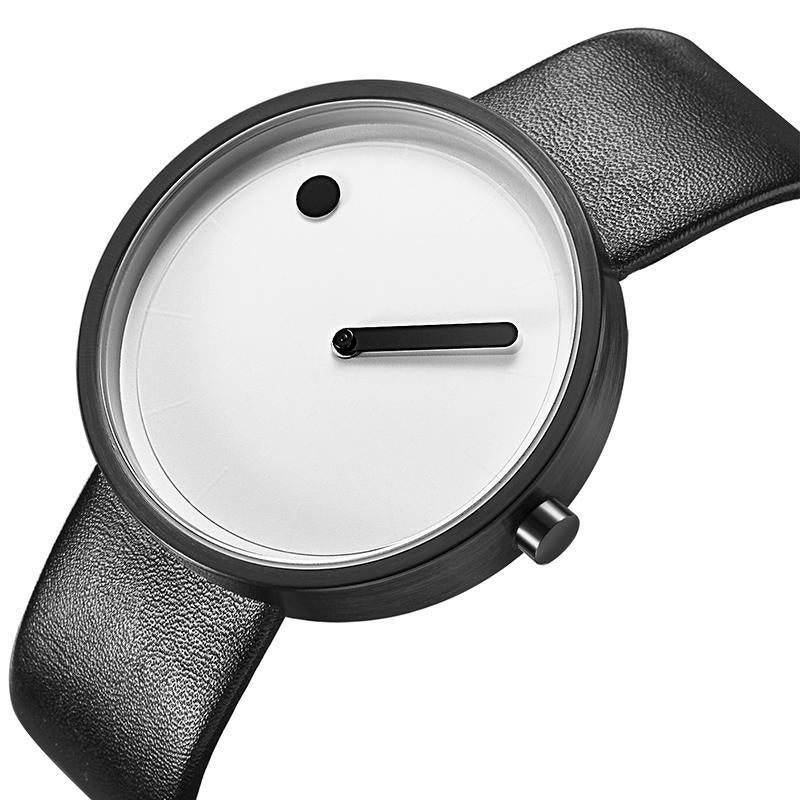 Karnz | IcoolGadgets Quarz Uhr Herren Luxus Freizeit Schwarz Japan Quarz Uhr Einfache Designer Mode Uhr männlich