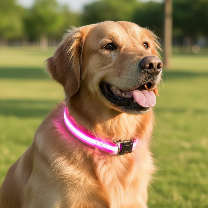LED-Sicherheitshalsband für Hunde mit verstellbarer Passform