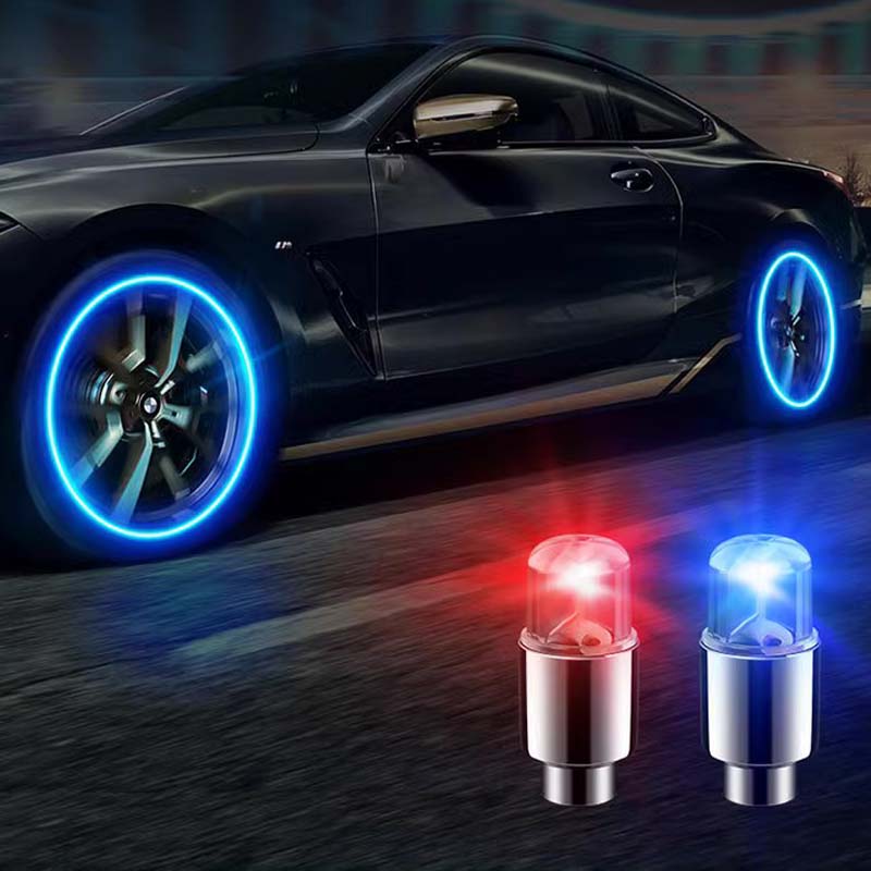 LED-Ventilkappen für Autos, Fahrräder und Roller