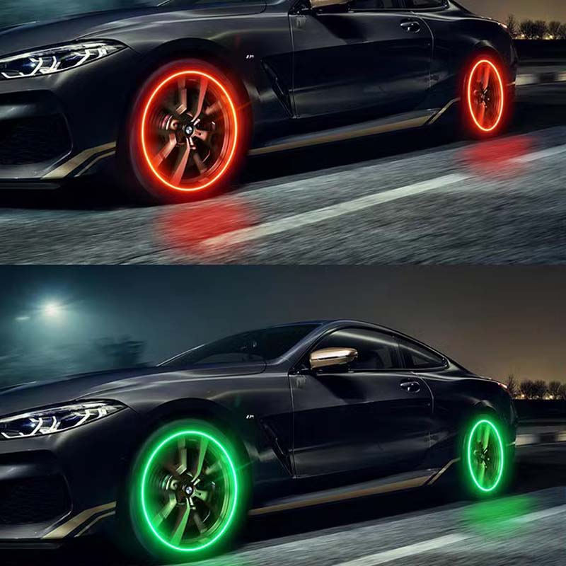 LED-Ventilkappen für Autos, Fahrräder und Roller