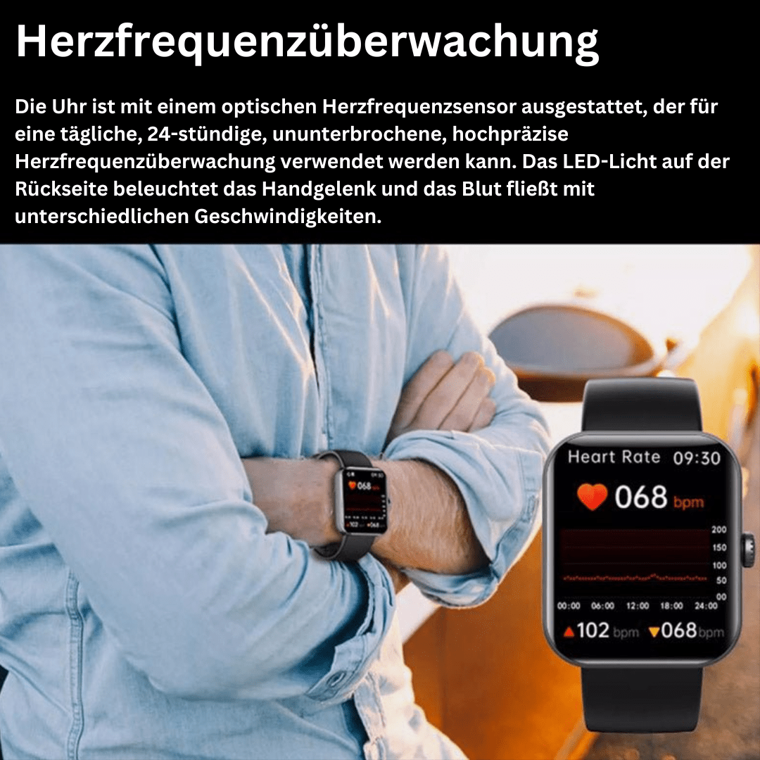 Health Watch – Schmerzfreie Blutzuckermessung und Überwachung der Vitalfunktionen in Echtzeit