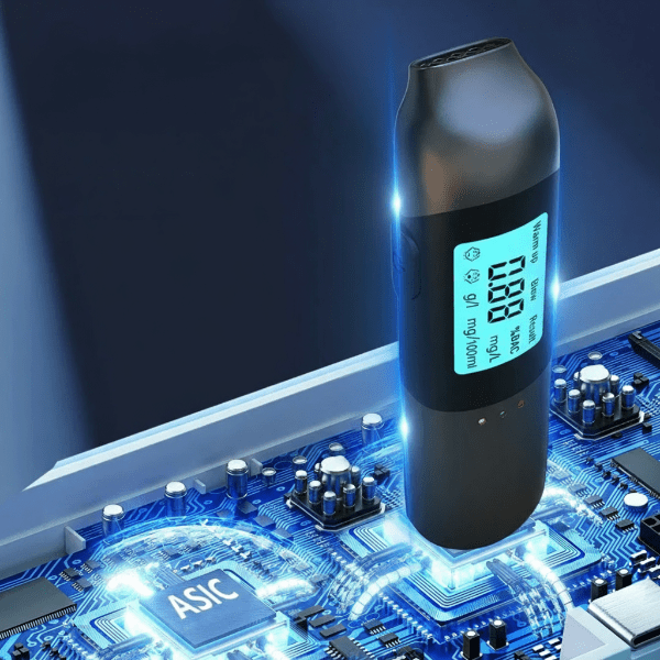 Sofort-Alkoholtester mit USB-Ladefunktion und 3-Sekunden-Ergebnissen