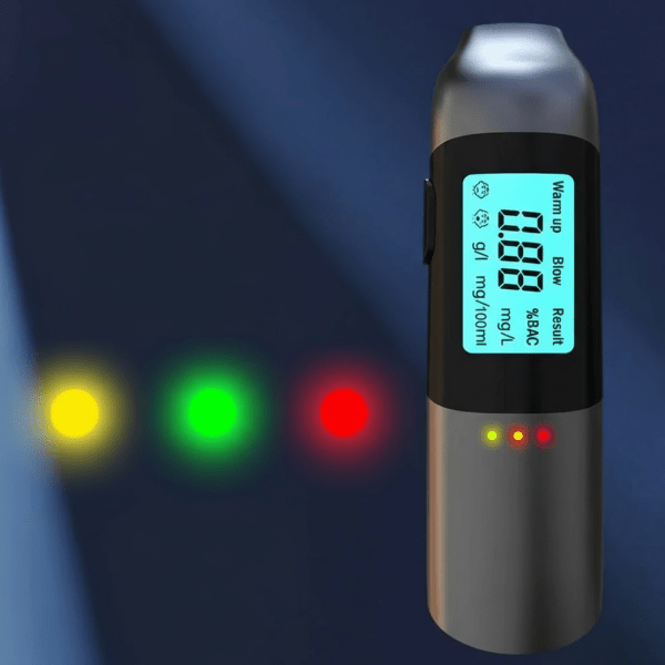 Sofort-Alkoholtester mit USB-Ladefunktion und 3-Sekunden-Ergebnissen
