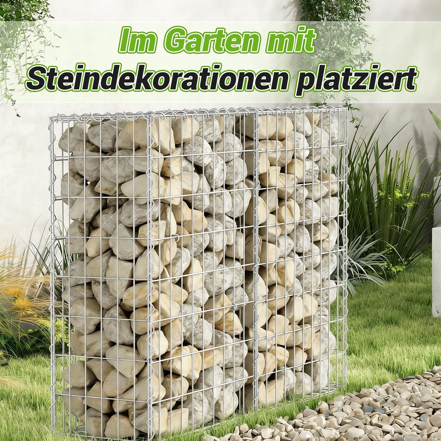 Gabionen Gabionenkörbe Metall Verzinkt Gabionenzaun | Karnz