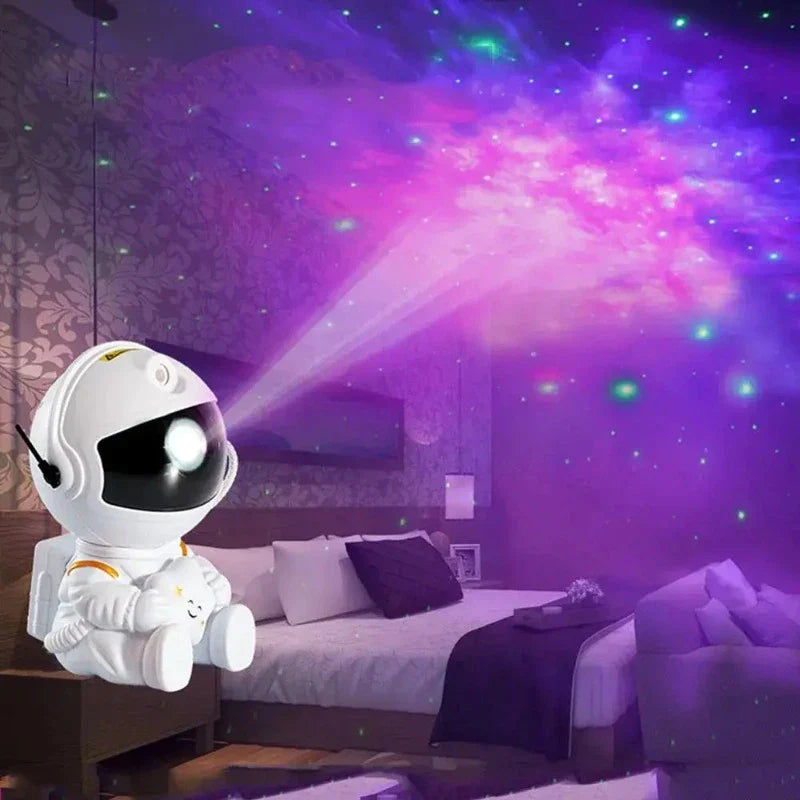 Galaxy Starry Sky Projektorlampe - Astronaut LED-Projektionsnachtlicht für das Schlafzimmer | Karnz