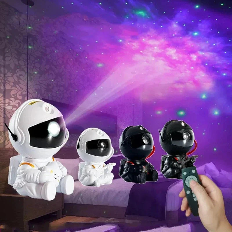 Galaxy Starry Sky Projektorlampe - Astronaut LED-Projektionsnachtlicht für das Schlafzimmer | Karnz