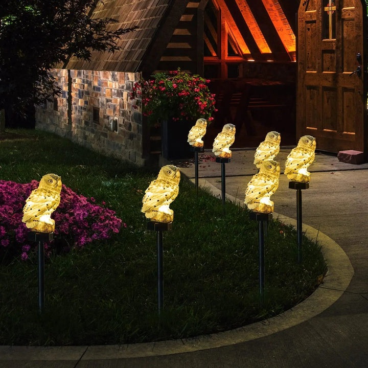 Eule glühen | Eule Solarlampe | Karnz