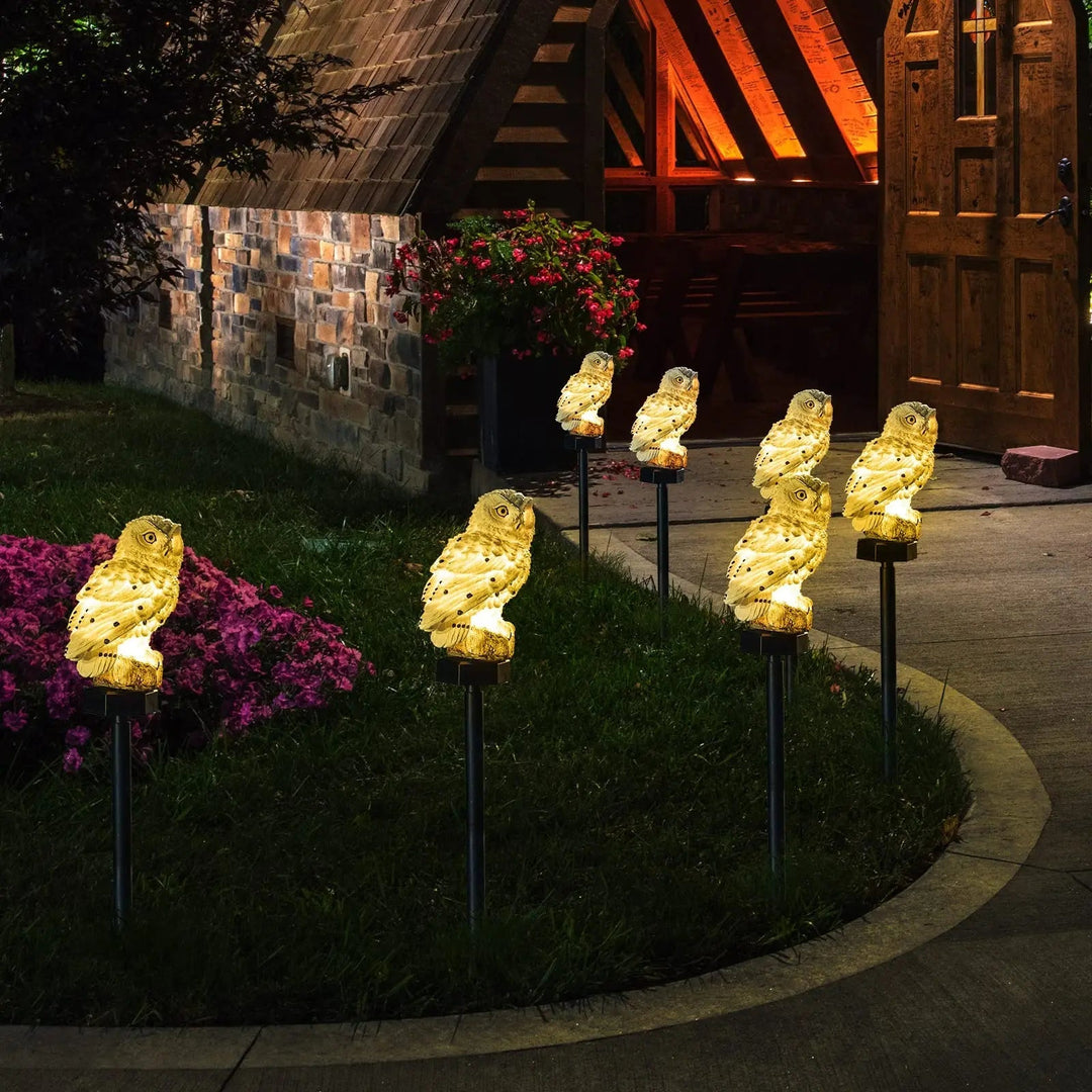 Eule glühen | Eule Solarlampe | Karnz