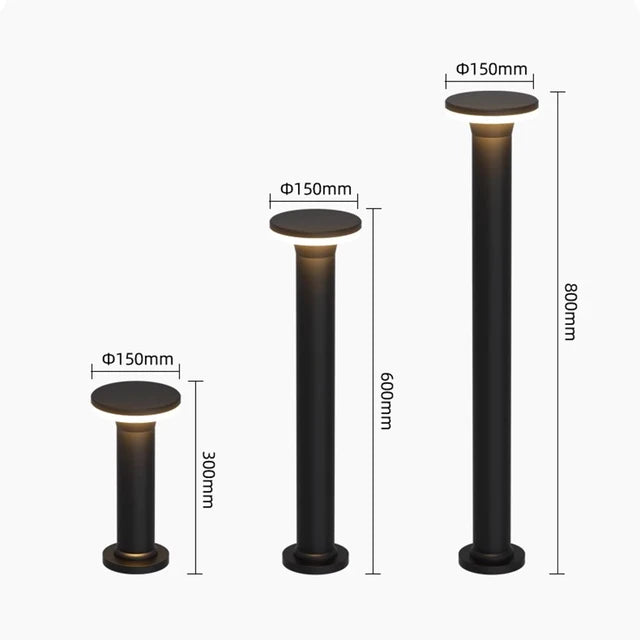 Wetterfeste LED Rasenleuchte für Garten und Wege – Energiesparend & Modernes Design | Karnz