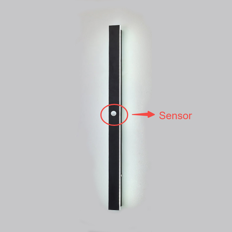Zenith - Tight LED Wandleuchten Schwarzes Metall für Innen und Außen, modernes Design für Garten und Flur | Karnz