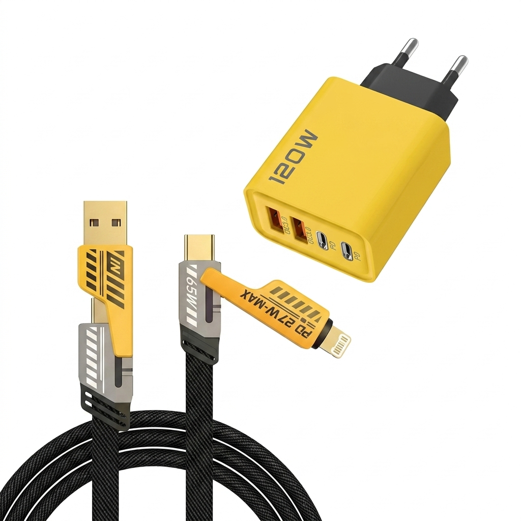120W USB-Schnellladegerät mit 4 Ports | Karnz