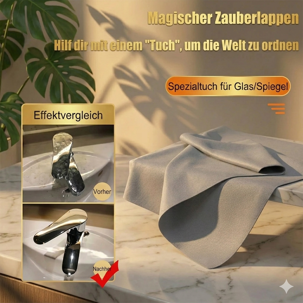 Mikrofaser Glasreinigungstücher 10er-Set | Karnz
