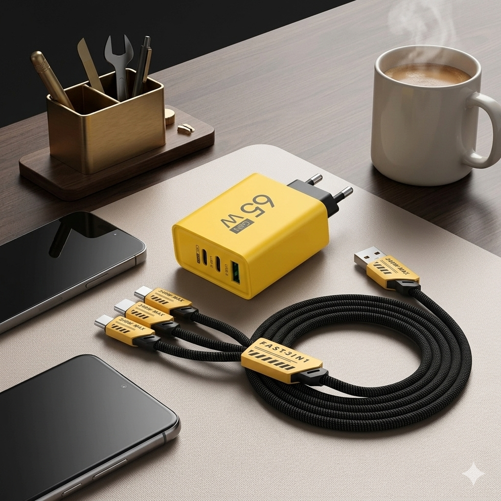 120W USB-Schnellladegerät mit 4 Ports | Karnz