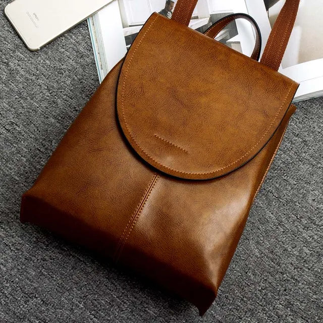 Trendiger Leder Rucksack für Frauen – Stilvoll, Vielseitig & Langlebig