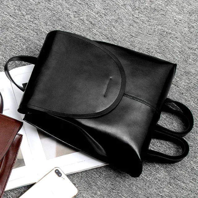 Trendiger Leder Rucksack für Frauen – Stilvoll, Vielseitig & Langlebig