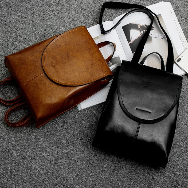 Trendiger Leder Rucksack für Frauen – Stilvoll, Vielseitig & Langlebig
