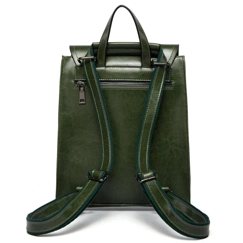 Trendiger Leder Rucksack für Frauen – Stilvoll, Vielseitig & Langlebig