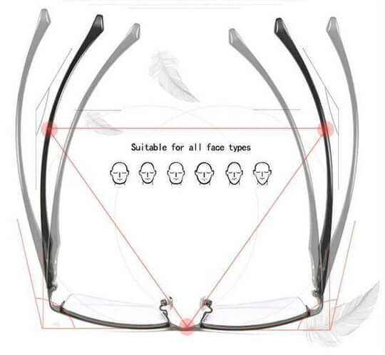 Sandsberg | VisionFlex Gleitsichtbrille | Intelligente Anpassung | Blaufilter & UV-Schutz