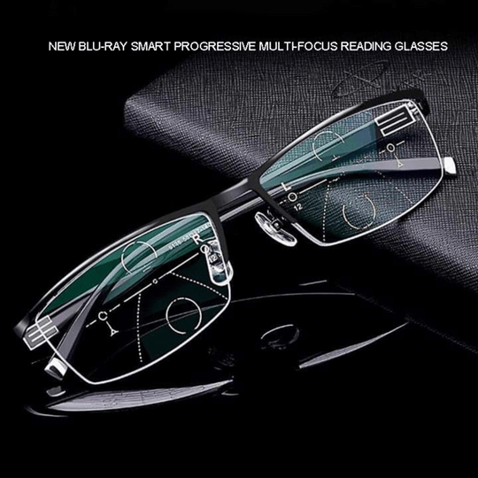 Progressive Multifokale Lesebrille mit Blaulichtfilter | Karnz