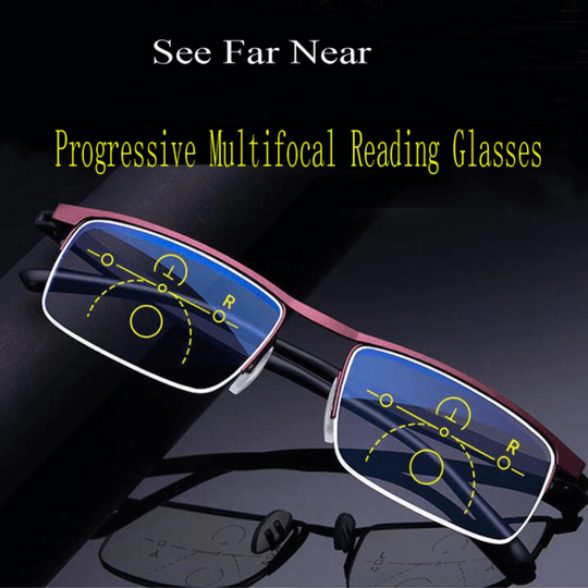 Progressive Multifokale Lesebrille mit Blaulichtfilter | Karnz
