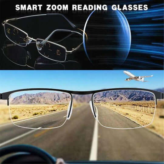Sandsberg | VisionFlex Gleitsichtbrille | Intelligente Anpassung | Blaufilter & UV-Schutz