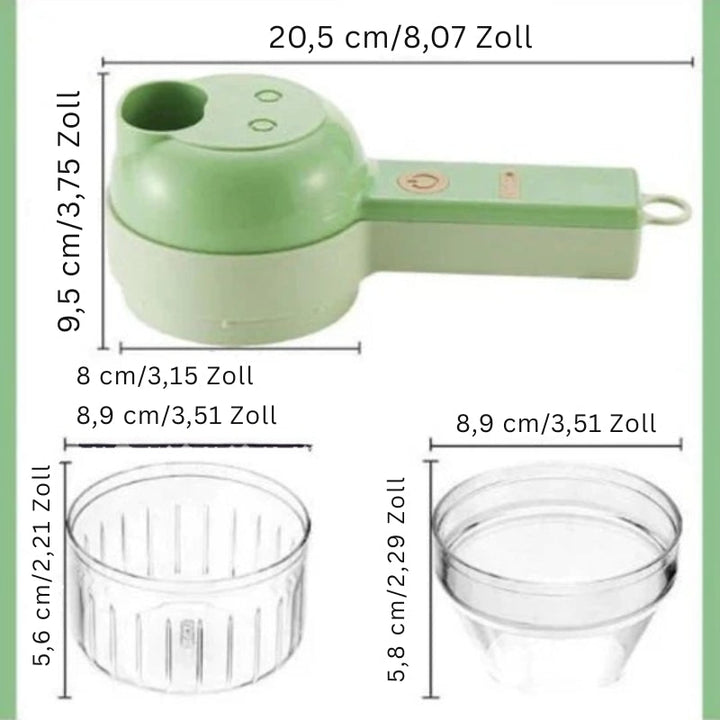 4-in-1 manueller Küchenvorbereitungs-Maker Karnz