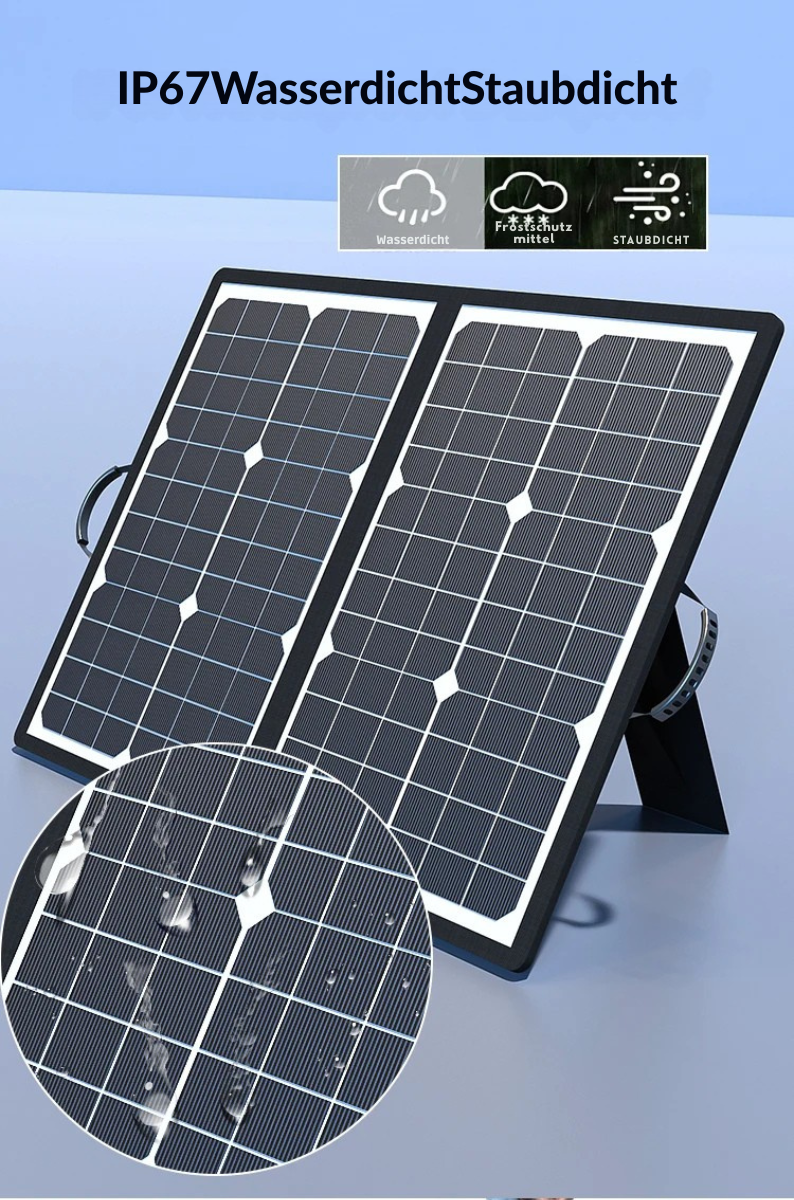 PowerFlex 1000W Faltbares Solarpanel – Tragbare Solarenergie für Camping und Outdoor | Karnz