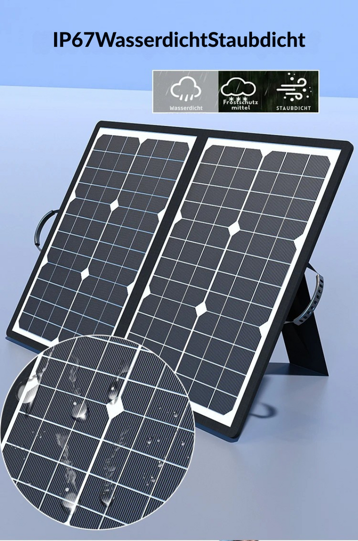 PowerFlex 1000W Faltbares Solarpanel – Tragbare Solarenergie für Camping und Outdoor | Karnz