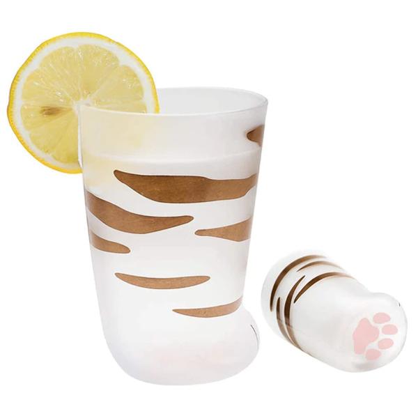 Glas Katzenpfoten Tasse | Karnz