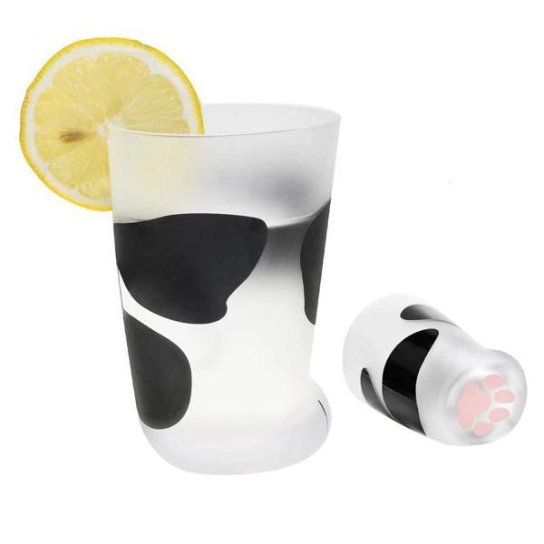 Glas Katzenpfoten Tasse | Karnz