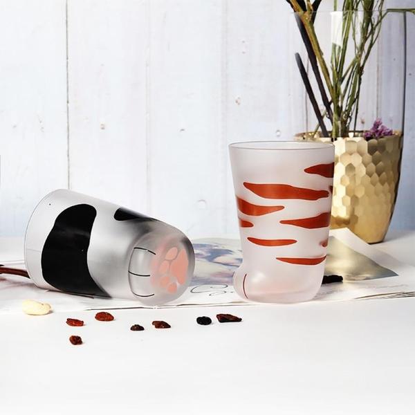 Glas Katzenpfoten Tasse | Karnz