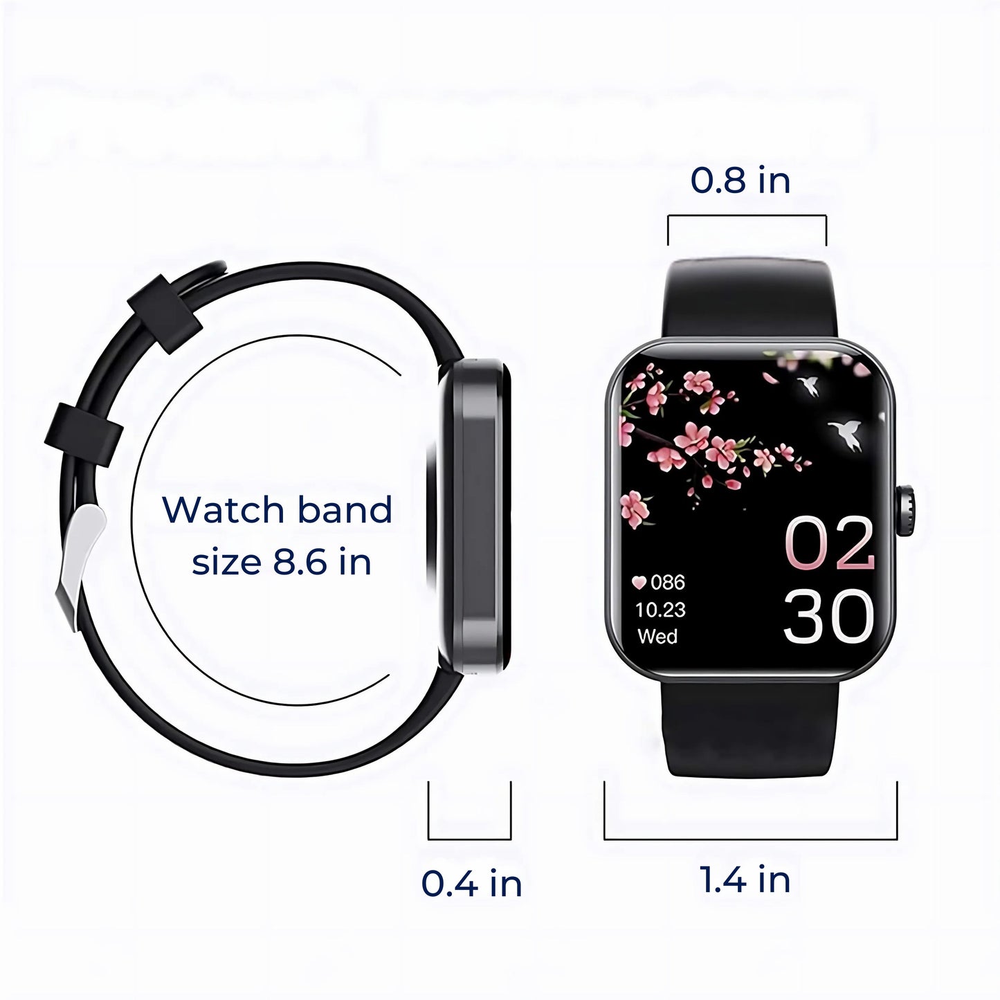 Glucowatch | Nicht-invasive Blutzucker-Smartwatch – Echtzeitüberwachung, Trendverfolgung & personalisierte Benachrichtigungen Karnz
