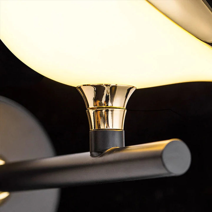 Goldene Vögel Wandlampe