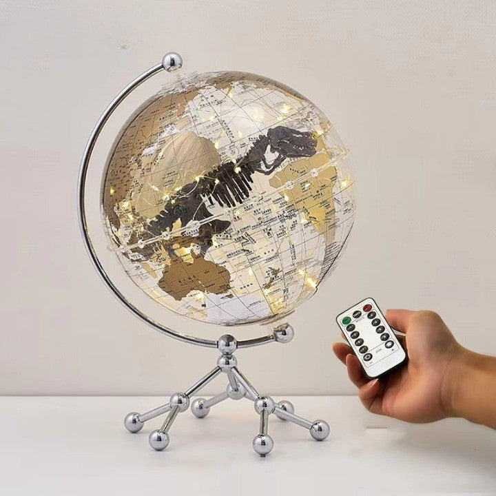 Golden Sail Weltkarte Dekor LED Licht | Karnz